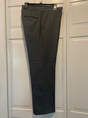 Van Heusen Slim Dress Pants In dark grey